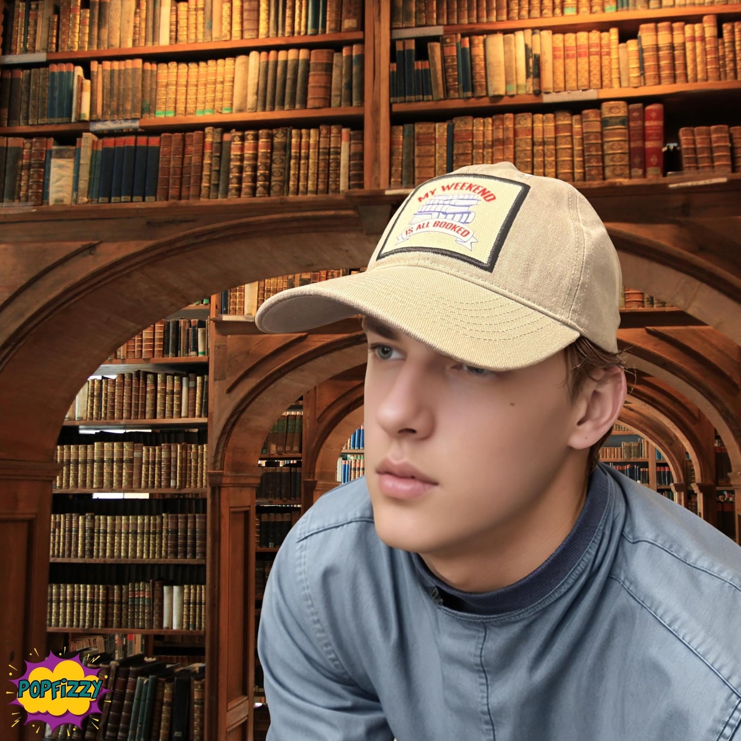 Popfizzy My Weekend is All Booked Hats for Women and Men, Bookish Gifts for Book Lovers, Book Lovers Gifts, Librarian Gift