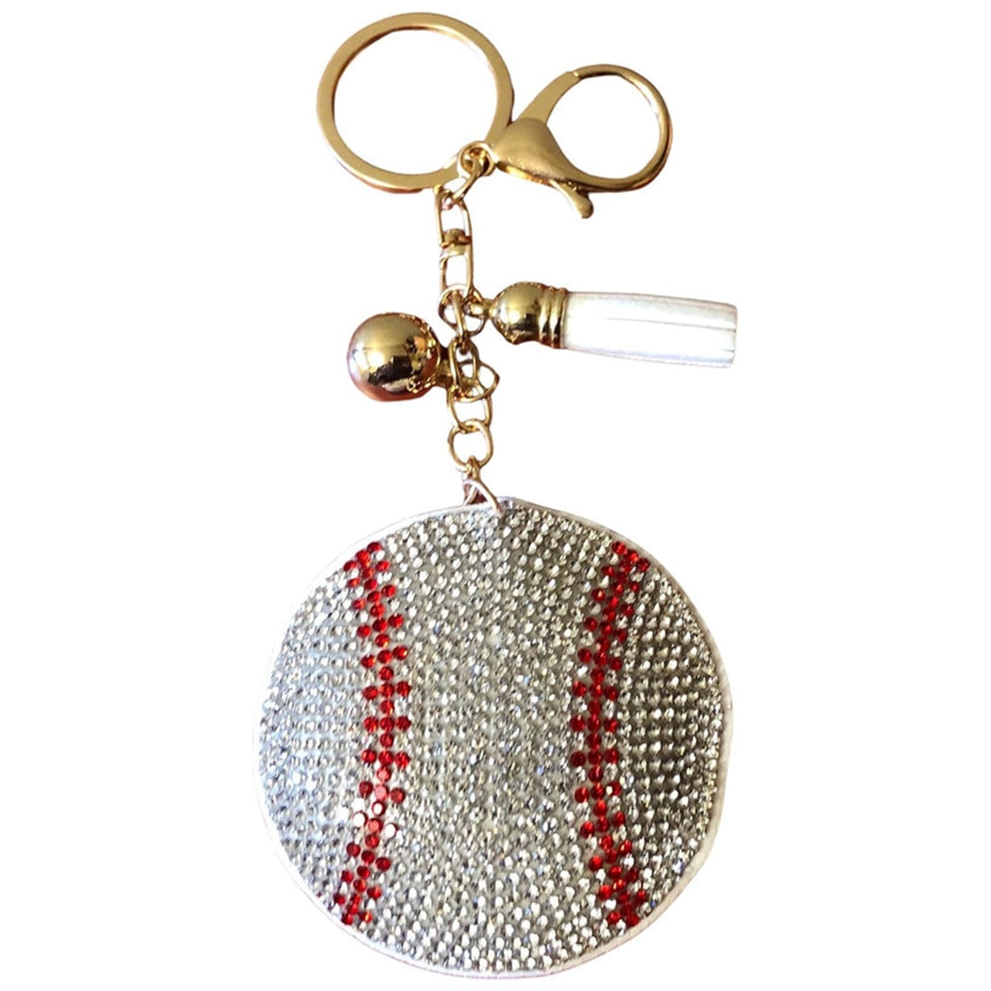 Popfizzy Bling Keychain Accessories for Women, Rhinestone Keychain, Car Keys Keychain Charms, Cool Purse Charms for Handbags