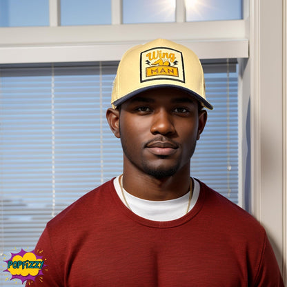 Popfizzy Wing Man Hat for Men, Funny, Wedding Party Gifts, Guys Night Out Hat, Fun Road Trip Baseball Cap