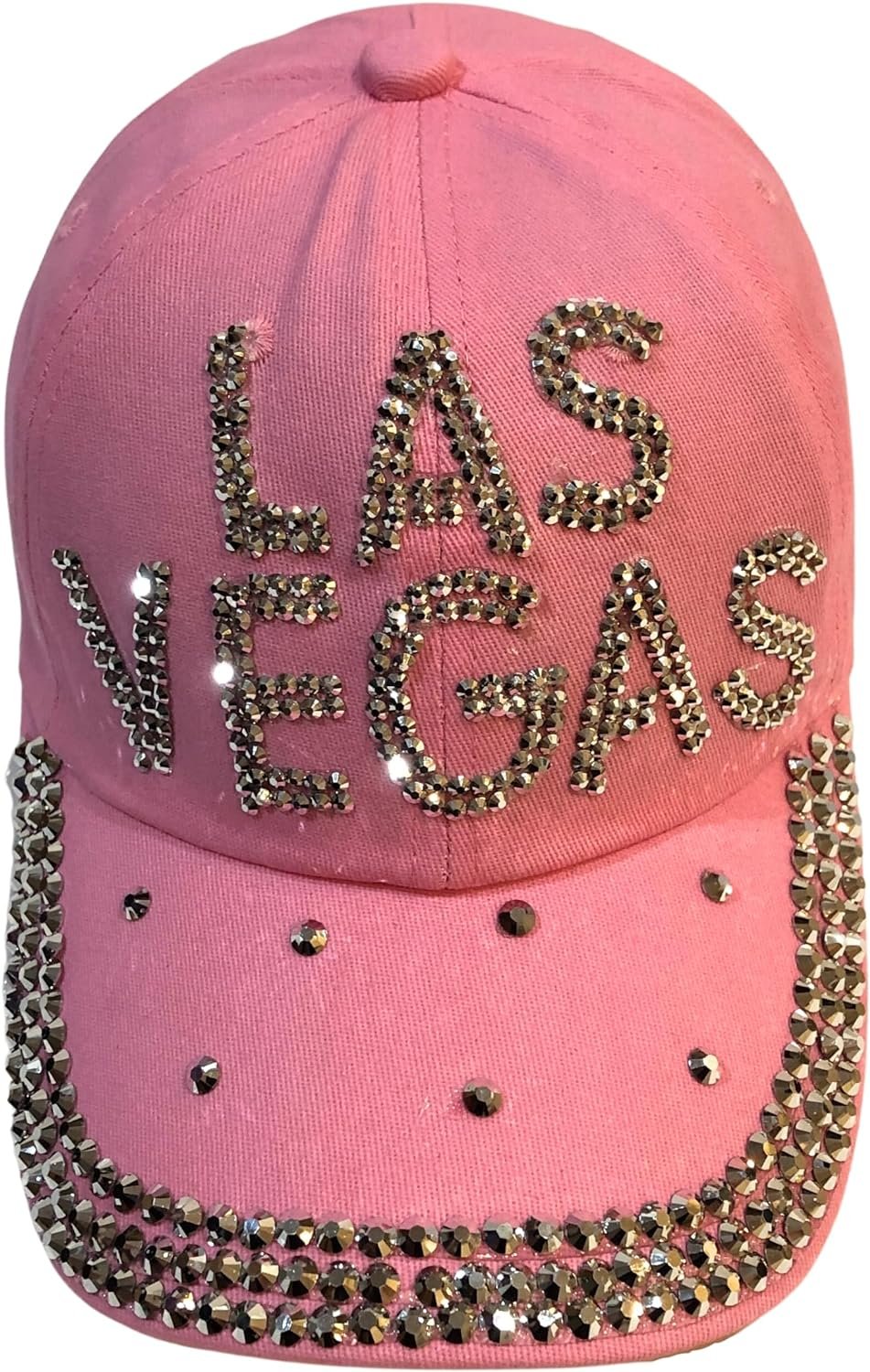 Popfizzy Rhinestone Las Vegas Ball Caps, Bling Bling Las Vegas Hat for Women, Las Vegas Souvenir, Bedazzled Las Vegas Gifts