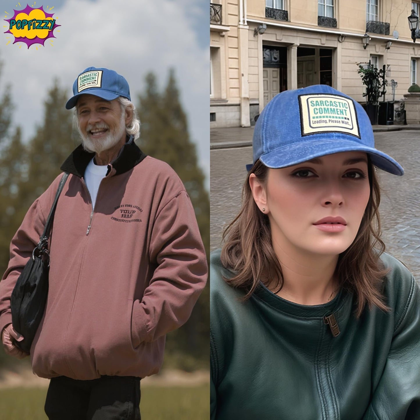 Popfizzy Sarcastic Comment Funny Hats for Men and Women, for Sarcastic People, Jersey Shore Hat with Funny Sayings
