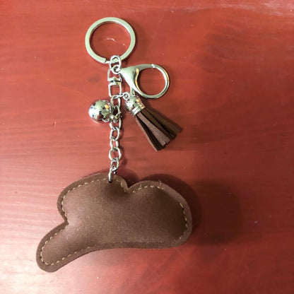 Popfizzy Cowgirl Hat Rhinestone Keychain Accessories for Women, Car Keys Keychain Charms, Cute Keychain, Bling Purse Charms for Handbags