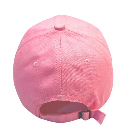 Popfizzy Rhinestone Princess Baseball Cap for Women and Girls, Cute Bedazzled Hats, Shiny Bling Denim and Diamond Hat, Pink Princess