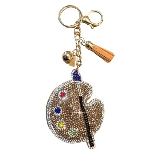 Popfizzy Astronaut Keychain Accessories for Women and Girls, Backpack Key Chain, Bling Purse Charms, Astronaut Gifts