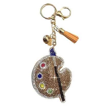 Popfizzy Astronaut Keychain Accessories for Women and Girls, Backpack Key Chain, Bling Purse Charms, Astronaut Gifts