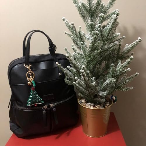 Popfizzy Bling Christmas Tree Keychain, Fun Christmas Gifts for Women and Girls, Stocking Stuffers, Christmas Party Favors