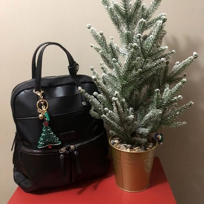 Popfizzy Bling Christmas Tree Keychain, Fun Christmas Gifts for Women and Girls, Stocking Stuffers, Christmas Party Favors