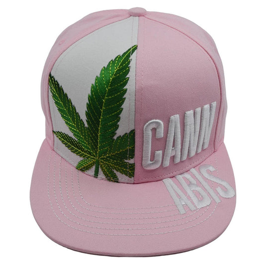Popfizzy Women's Pink Weed Hat, Marijuana Baseball Cap, Weed Gifts for Stoners, Adult