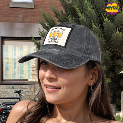 Popfizzy Beer Drinking Hat for Men and Women, Alcohol Gifts for Drinkers, Funny Beer Hat, Baseball Cap with Funny Sayings