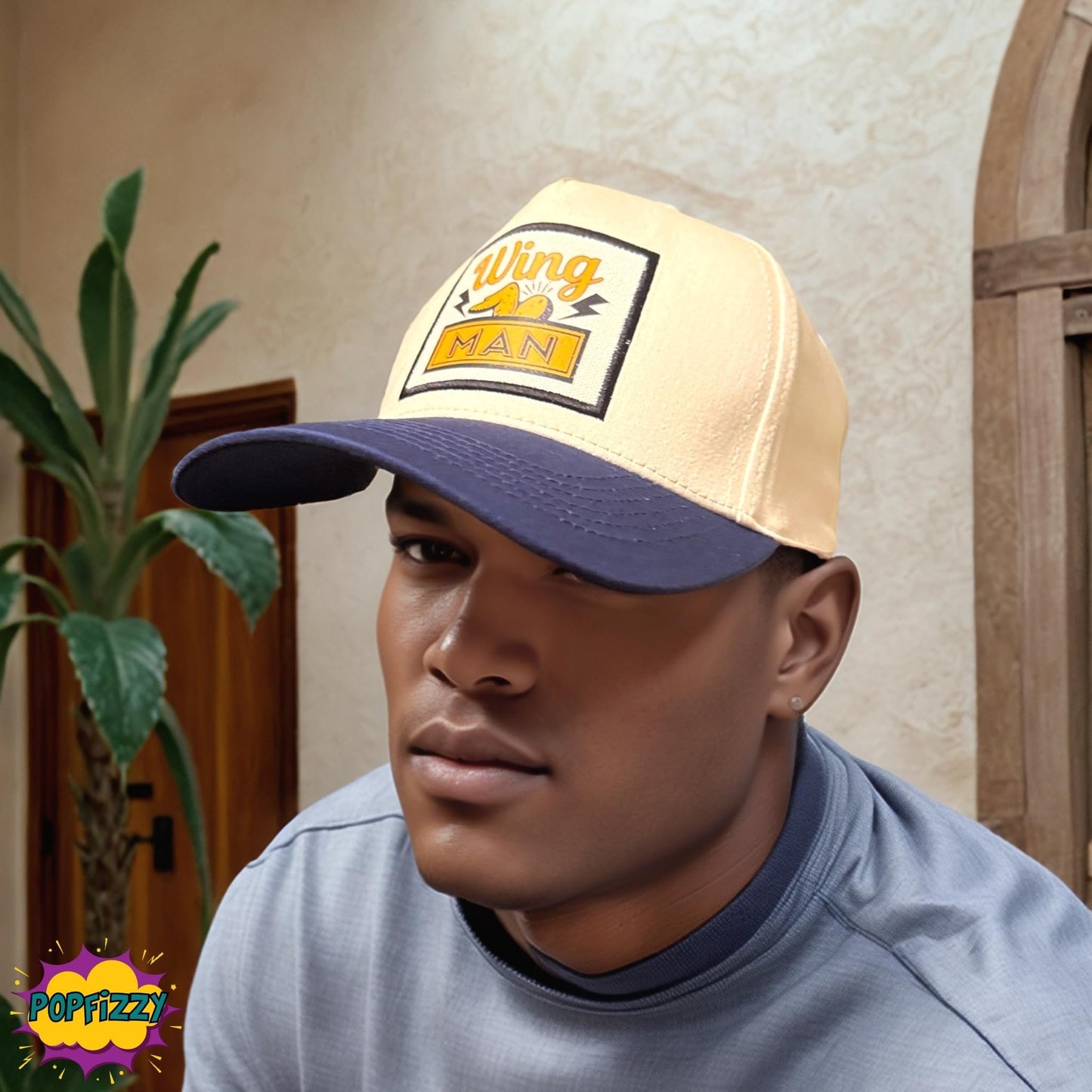 Popfizzy Wing Man Hat for Men, Funny, Wedding Party Gifts, Guys Night Out Hat, Fun Road Trip Baseball Cap