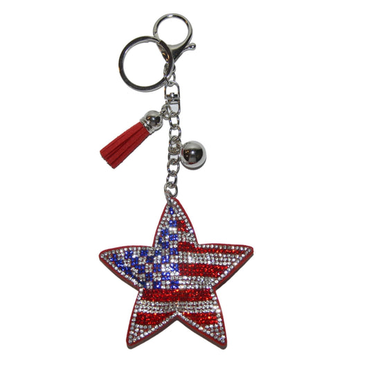 Popfizzy Ice Skating Keychain Accessories for Women and Girls, Backpack Ice Skate Key Chain, Handmade Rhinestone Purse Charms