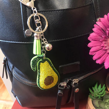 Popfizzy Bling Chihuahua Keychain Accessories for Women, Car Keys Keychain Charms, Purse Charm for Handbags, Cute Key Chains for Girls