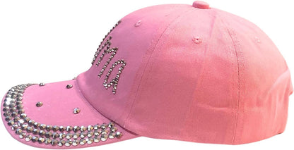Popfizzy Thelma Hat for Women, Rhinestone Bestie Gifts for Women, Bling Best Friend Apparel, for Women