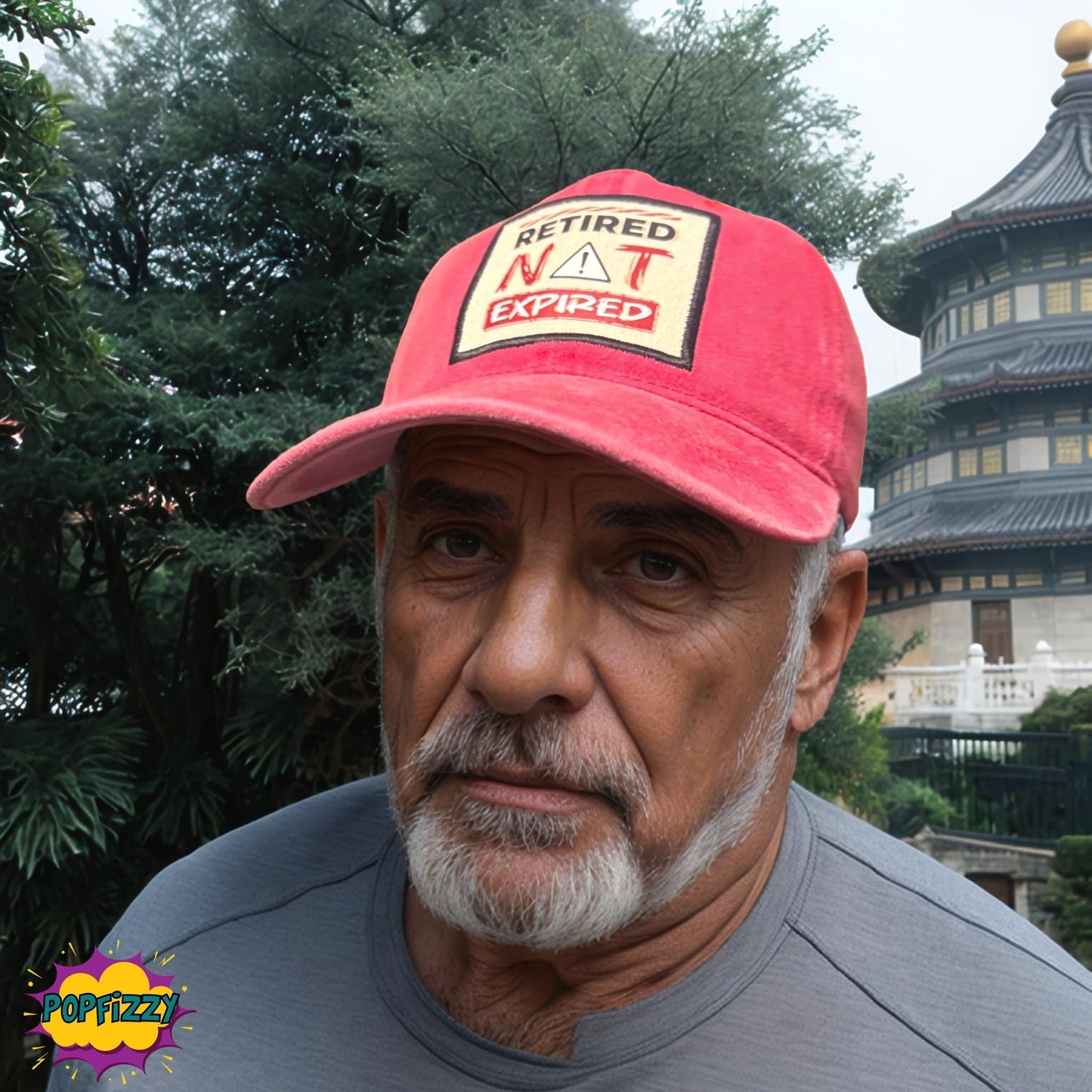 Popfizzy Retired not Expired Funny Hats for Men and Women, Fun Retirement Baseball Caps, Unique Retirement Gifts for Adults