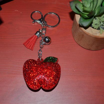 Popfizzy Bling Keychain, Rhinestone Purse Charm, Backpack Charm, Crystal Bag Charms, Key Fob