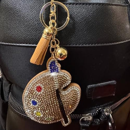 Popfizzy Astronaut Keychain Accessories for Women and Girls, Backpack Key Chain, Bling Purse Charms, Astronaut Gifts