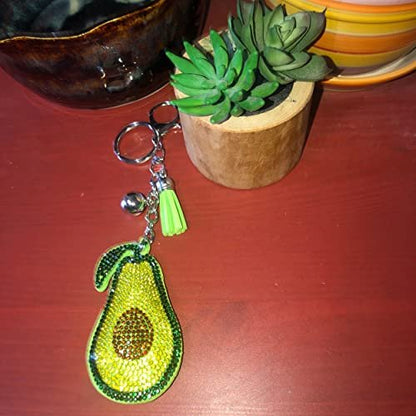 Popfizzy Rhinestone Cowboy Hat Keychain Accessories for Women, Cute Keychains for Women, Purse Charms for Handbags, Car Keys Keychain