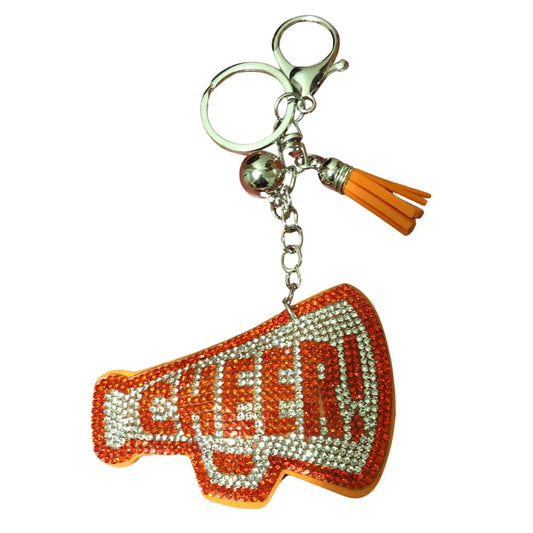 Popfizzy Rhinestone Dog Paw Print Keychain for Women and Girls, Paw Print Backpack Keychain, Bling Dog Mom Gifts for Women